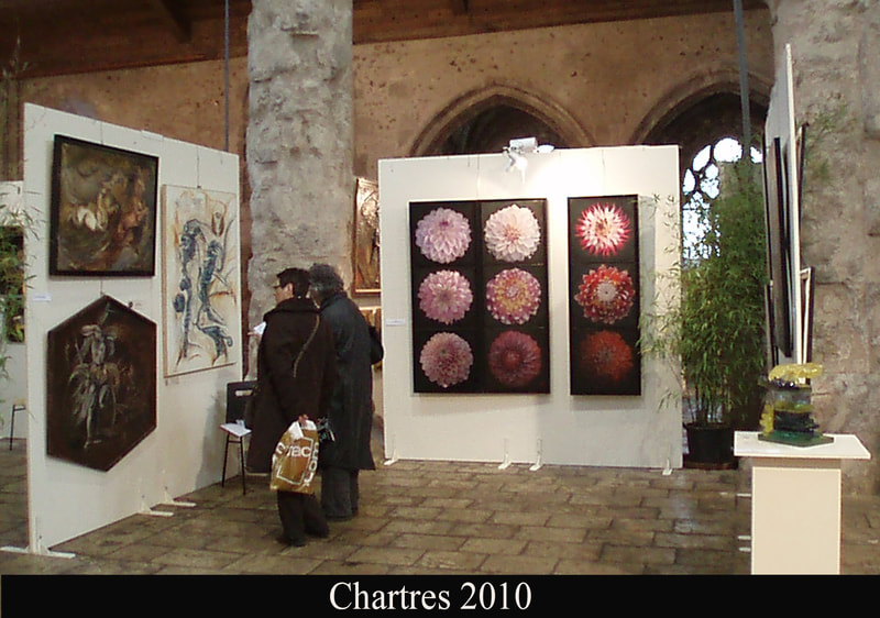 Louise Girardin, Dahlias, Salon de Chartres