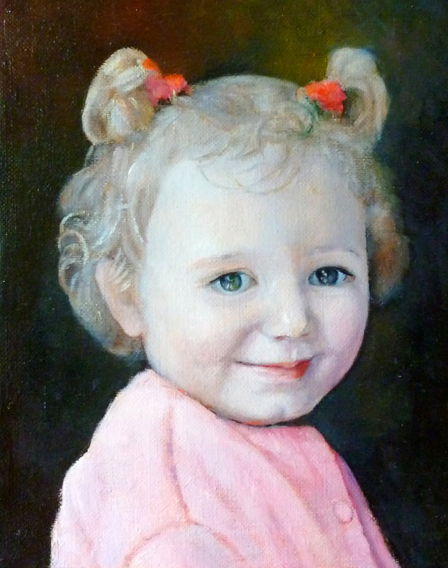 Louise Girardin, petite fille