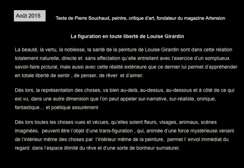 Pierre Souchaud, la figuration en toute liberté de Louise Girardin
