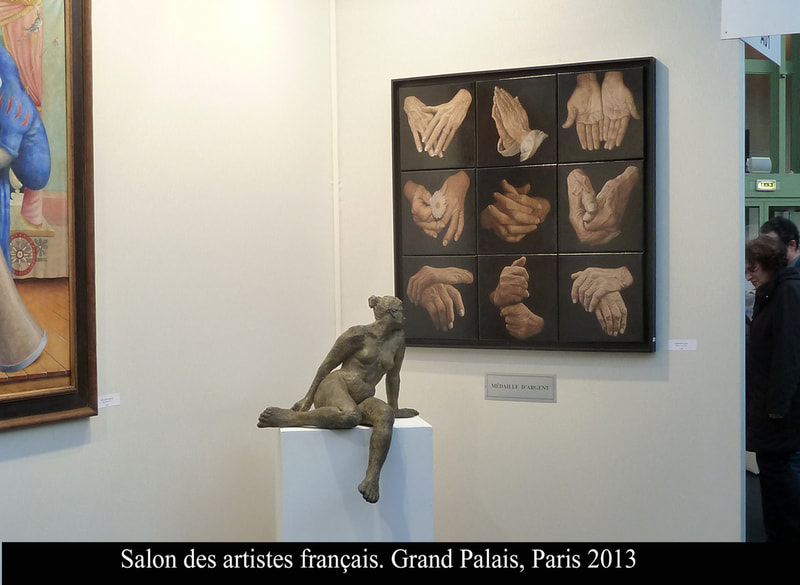 Louise Girardin, les mains, salon des artistes français